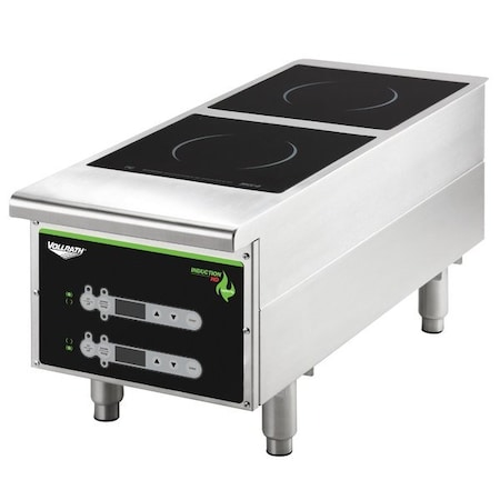 912HIDC Cayenne Heavy Duty Double Induction Hot Plate With Digital Controls - 208/240V 2900W